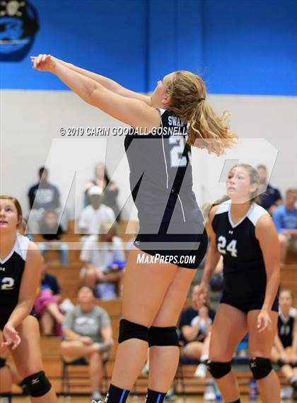 Thumbnail 2 in Swansboro vs Richlands (Joseph L. Beasley Spikefest) photogallery.