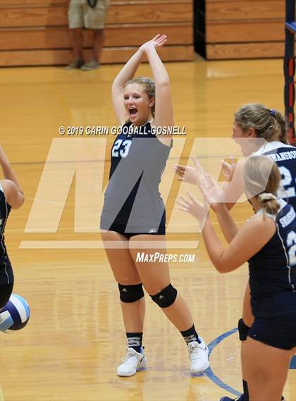 Thumbnail 3 in Swansboro vs Richlands (Joseph L. Beasley Spikefest) photogallery.