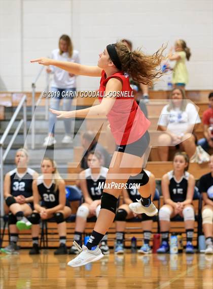 Thumbnail 2 in Swansboro vs Richlands (Joseph L. Beasley Spikefest) photogallery.