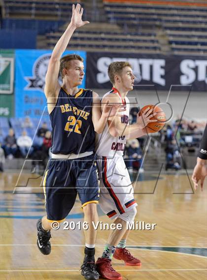 Thumbnail 3 in Kennedy Catholic vs Bellevue (WIAA 3A Quarterfinal)  photogallery.