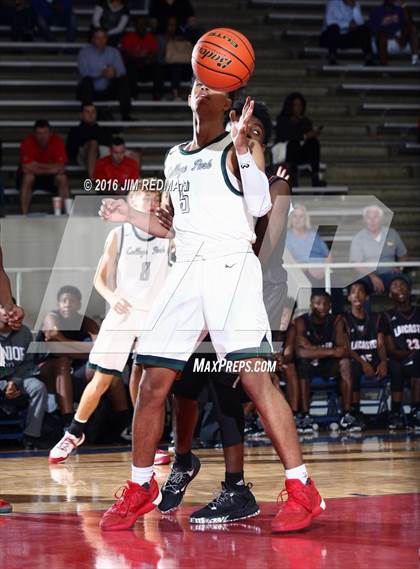 Thumbnail 2 in College Park vs. Lancaster (McDonald's Texas Invitational) photogallery.