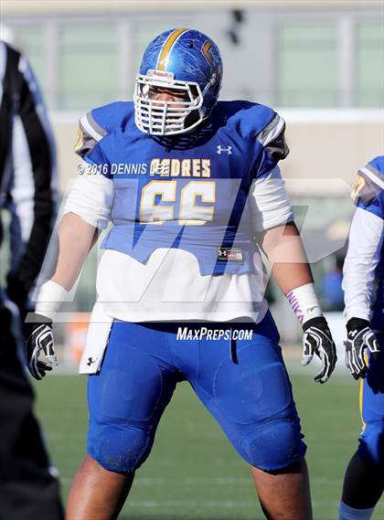 Thumbnail 1 in Serra vs. Sierra Canyon (CIF State Division 2A Final) photogallery.