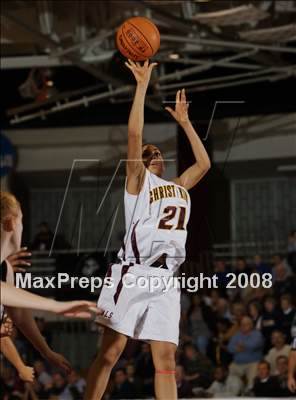 Thumbnail 1 in Christ the King vs Ursuline Academy (Spalding Hoophall Classic) photogallery.