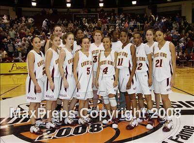 Thumbnail 1 in Christ the King vs Ursuline Academy (Spalding Hoophall Classic) photogallery.