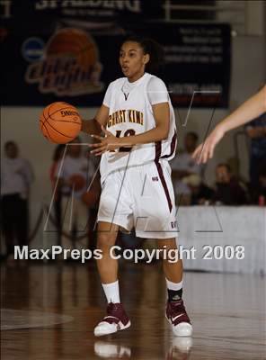 Thumbnail 3 in Christ the King vs Ursuline Academy (Spalding Hoophall Classic) photogallery.