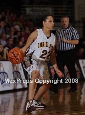 Thumbnail 1 in Christ the King vs Ursuline Academy (Spalding Hoophall Classic) photogallery.