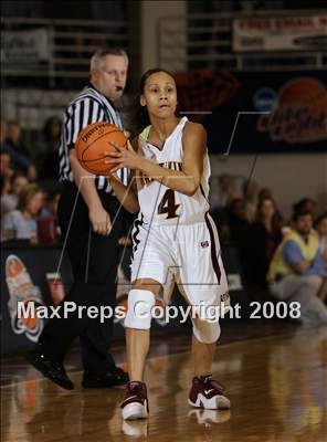 Thumbnail 3 in Christ the King vs Ursuline Academy (Spalding Hoophall Classic) photogallery.