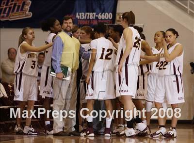 Thumbnail 1 in Christ the King vs Ursuline Academy (Spalding Hoophall Classic) photogallery.