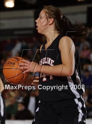 Thumbnail 2 in Christ the King vs Ursuline Academy (Spalding Hoophall Classic) photogallery.