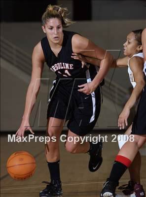 Thumbnail 3 in Christ the King vs Ursuline Academy (Spalding Hoophall Classic) photogallery.