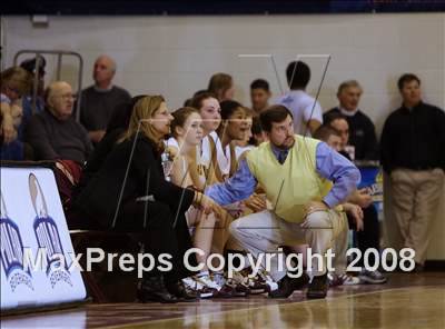 Thumbnail 2 in Christ the King vs Ursuline Academy (Spalding Hoophall Classic) photogallery.