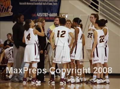Thumbnail 3 in Christ the King vs Ursuline Academy (Spalding Hoophall Classic) photogallery.