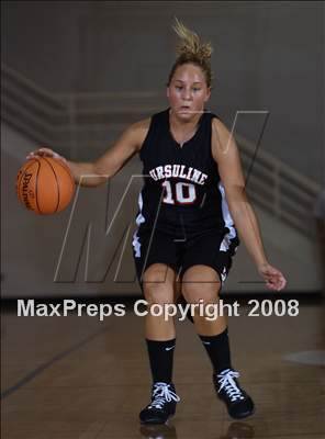 Thumbnail 3 in Christ the King vs Ursuline Academy (Spalding Hoophall Classic) photogallery.