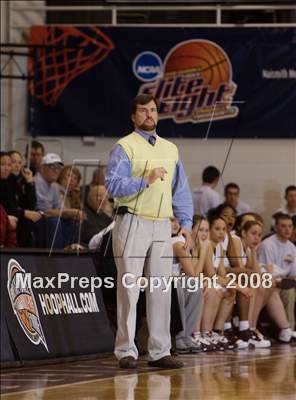 Thumbnail 2 in Christ the King vs Ursuline Academy (Spalding Hoophall Classic) photogallery.