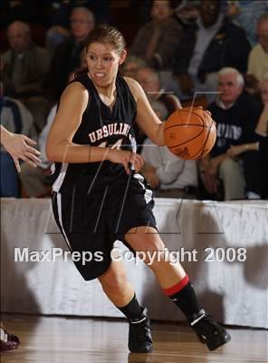 Thumbnail 3 in Christ the King vs Ursuline Academy (Spalding Hoophall Classic) photogallery.