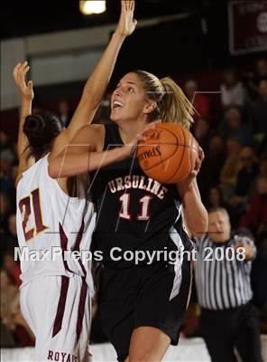 Thumbnail 1 in Christ the King vs Ursuline Academy (Spalding Hoophall Classic) photogallery.