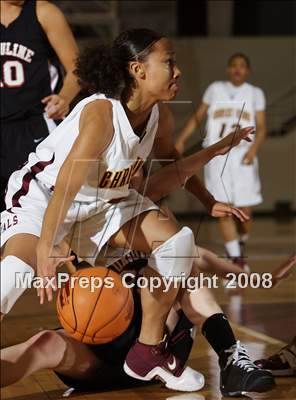 Thumbnail 1 in Christ the King vs Ursuline Academy (Spalding Hoophall Classic) photogallery.