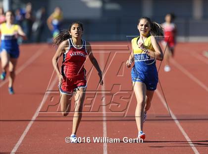 Thumbnail 2 in Santa Clara vs Saratoga (Dual Track Meet) photogallery.