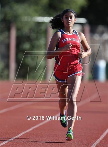 Thumbnail 2 in Santa Clara vs Saratoga (Dual Track Meet) photogallery.