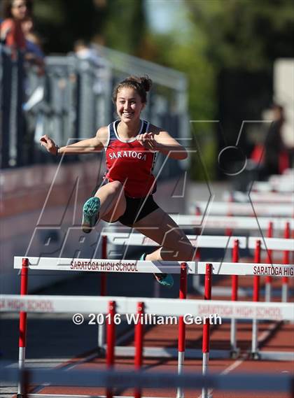 Thumbnail 2 in Santa Clara vs Saratoga (Dual Track Meet) photogallery.