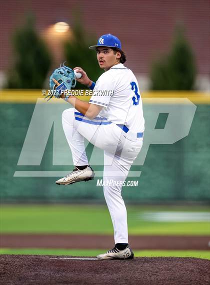 Thumbnail 2 in Aubrey vs. Van Alstyne (UIL 4A Baseball Regional Quarterfinal) photogallery.