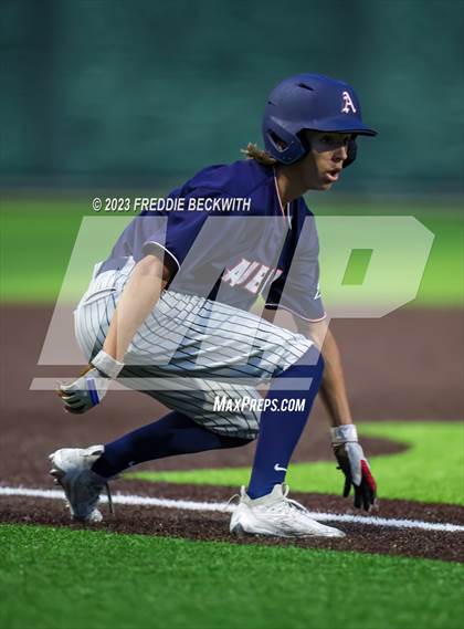 Thumbnail 2 in Aubrey vs. Van Alstyne (UIL 4A Baseball Regional Quarterfinal) photogallery.