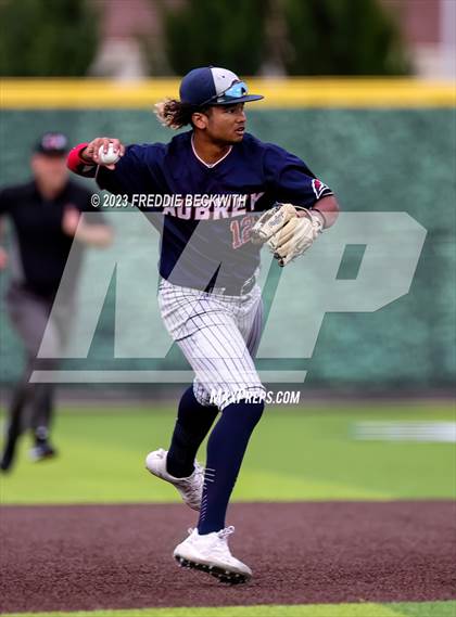Thumbnail 2 in Aubrey vs. Van Alstyne (UIL 4A Baseball Regional Quarterfinal) photogallery.