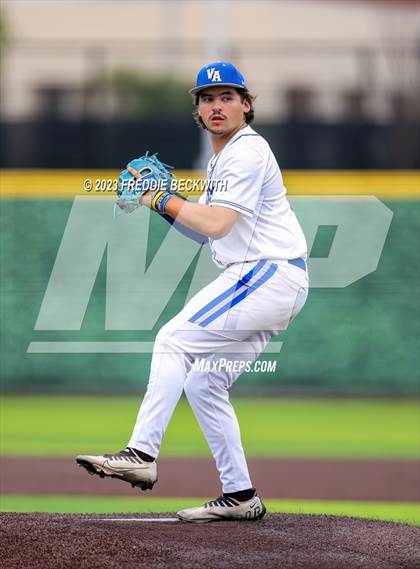 Thumbnail 2 in Aubrey vs. Van Alstyne (UIL 4A Baseball Regional Quarterfinal) photogallery.