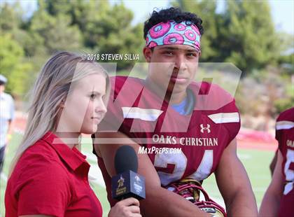 Thumbnail 3 in Eastside Catholic vs. Oaks Christian (Honor Bowl) photogallery.