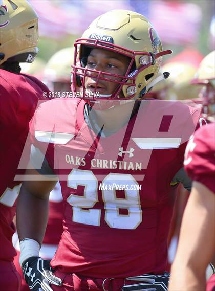 Thumbnail 2 in Eastside Catholic vs. Oaks Christian (Honor Bowl) photogallery.
