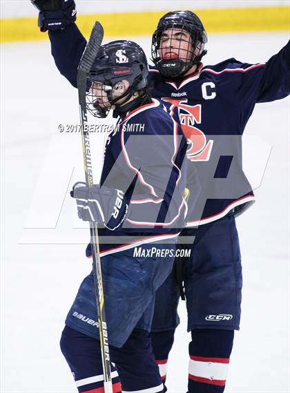 Thumbnail 1 in Beekmantown vs. St. Lawrence Central (NYSPHSAA Division 2 Semifinal) photogallery.