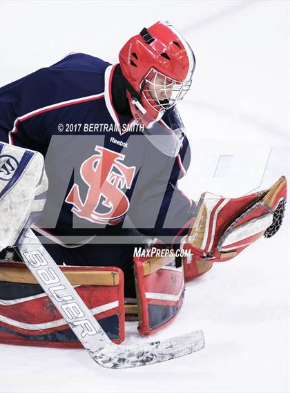 Thumbnail 2 in Beekmantown vs. St. Lawrence Central (NYSPHSAA Division 2 Semifinal) photogallery.
