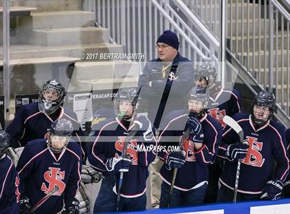 Thumbnail 1 in Beekmantown vs. St. Lawrence Central (NYSPHSAA Division 2 Semifinal) photogallery.