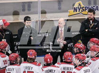 Thumbnail 1 in Beekmantown vs. St. Lawrence Central (NYSPHSAA Division 2 Semifinal) photogallery.
