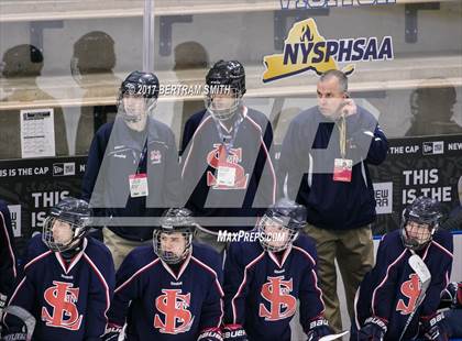 Thumbnail 2 in Beekmantown vs. St. Lawrence Central (NYSPHSAA Division 2 Semifinal) photogallery.