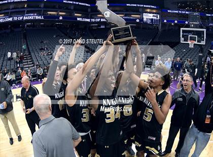 Thumbnail 1 in Bishop Montgomery vs. Woodcreek (CIF State Open Division Final) photogallery.
