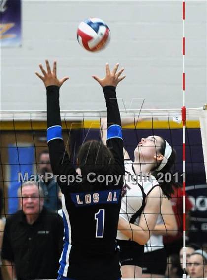 Thumbnail 1 in Los Alamitos vs. Assumption (Durango Fall Classic) photogallery.
