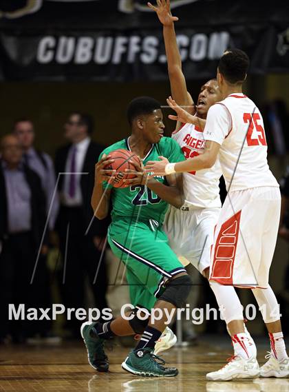 Thumbnail 2 in Overland vs. Denver East (CHSAA 5A Semifinal) photogallery.
