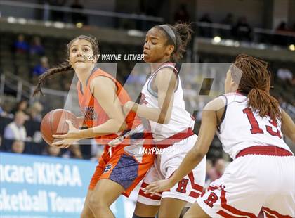 Thumbnail 1 in Grayson Co. vs Holmes (KHSAA Sweet Sixteen) For editorial use only photogallery.