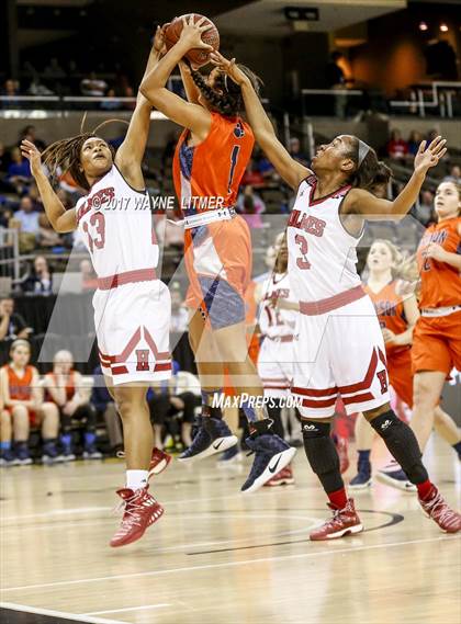 Thumbnail 2 in Grayson Co. vs Holmes (KHSAA Sweet Sixteen) For editorial use only photogallery.