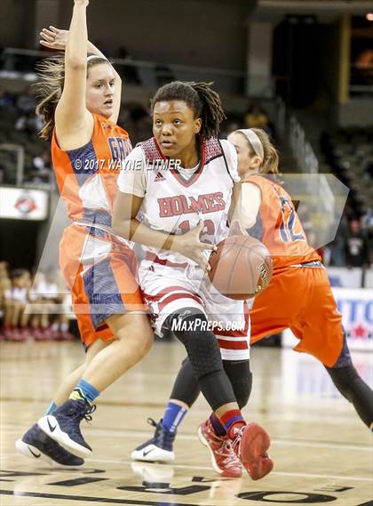 Thumbnail 1 in Grayson Co. vs Holmes (KHSAA Sweet Sixteen) For editorial use only photogallery.