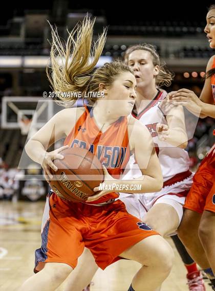 Thumbnail 3 in Grayson Co. vs Holmes (KHSAA Sweet Sixteen) For editorial use only photogallery.