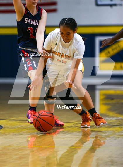 Thumbnail 2 in Sahuaro vs. Canyon del Oro (Flowing Wells Holiday Shootout) photogallery.