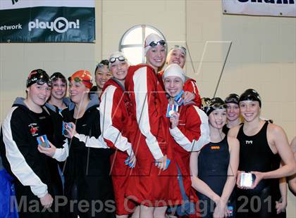 Thumbnail 3 in CHSAA 5A Girls Swimming Championships photogallery.