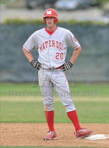 Thumbnail 2 in Mater Dei vs. Notre Dame Prep (Anderson Bat National Classic) photogallery.