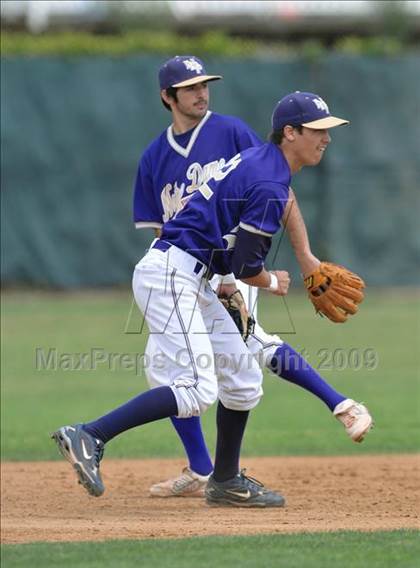 Thumbnail 2 in Mater Dei vs. Notre Dame Prep (Anderson Bat National Classic) photogallery.