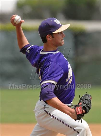 Thumbnail 2 in Mater Dei vs. Notre Dame Prep (Anderson Bat National Classic) photogallery.