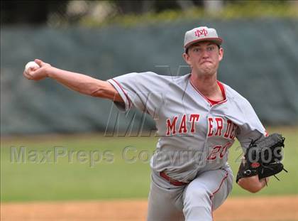 Thumbnail 2 in Mater Dei vs. Notre Dame Prep (Anderson Bat National Classic) photogallery.