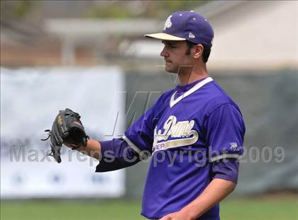 Thumbnail 2 in Mater Dei vs. Notre Dame Prep (Anderson Bat National Classic) photogallery.