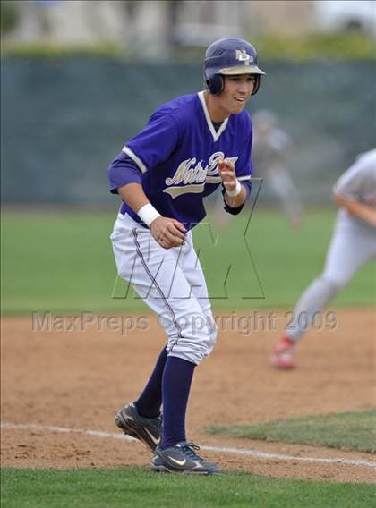Thumbnail 2 in Mater Dei vs. Notre Dame Prep (Anderson Bat National Classic) photogallery.
